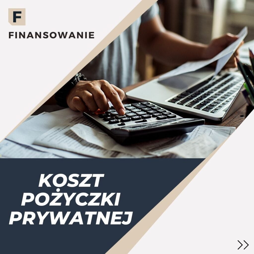 klient liczy koszt pożyczki prywatnej